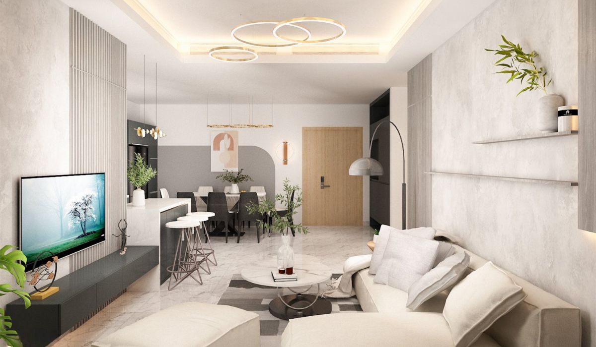 Quy tắc phối màu nội thất phòng khách