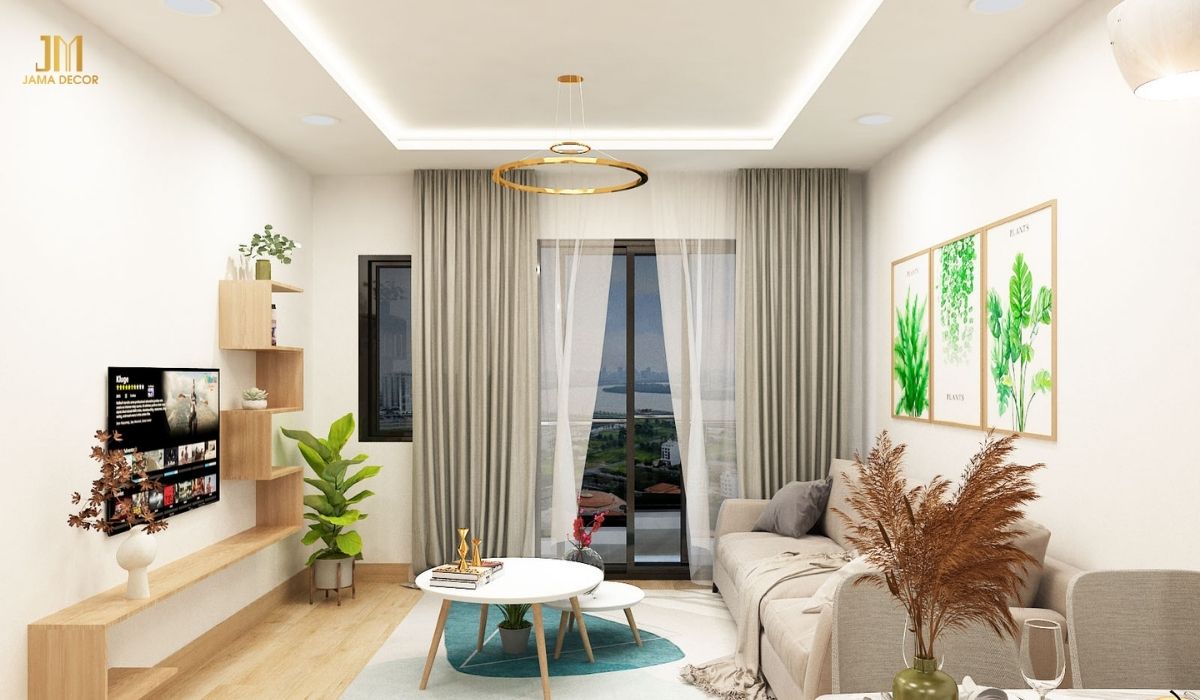 Thiết kế phòng khách chuẩn phong thủy sẽ mang lại nhiều may mắn cho gia chủ