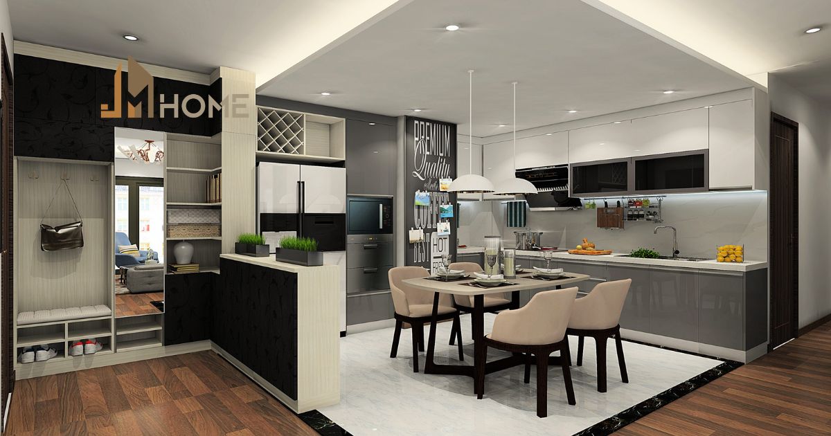 thiết kế nội thất bếp đẹp