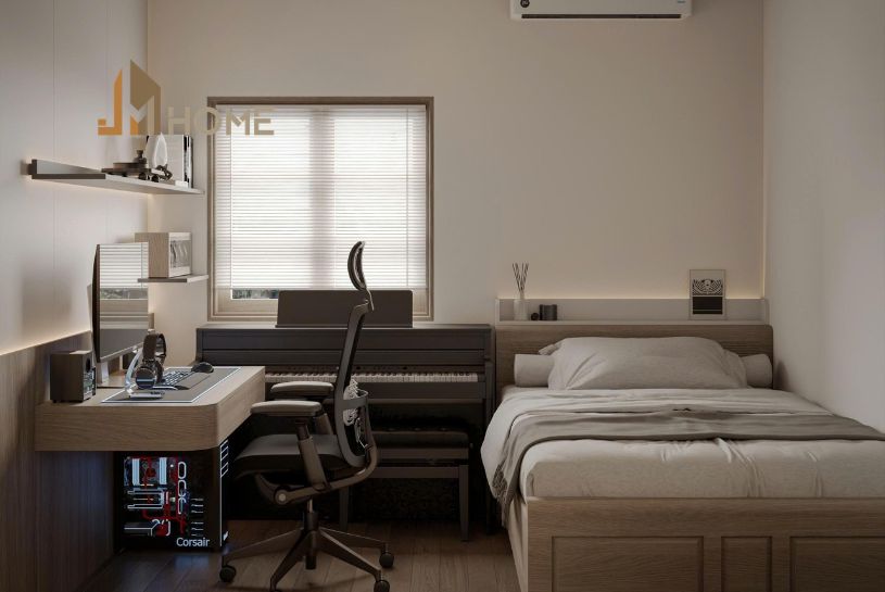thiết kế nội thất phòng ngủ nhỏ 10m2