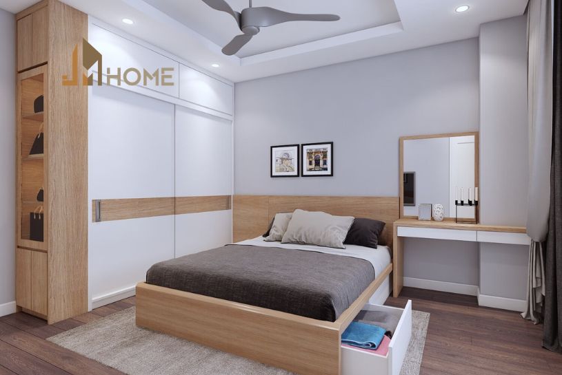 thiết kế nội thất phòng ngủ nhỏ 10m2