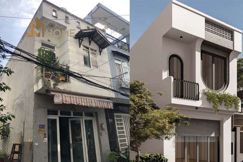 Cải tạo nhà 2 tầng cũ