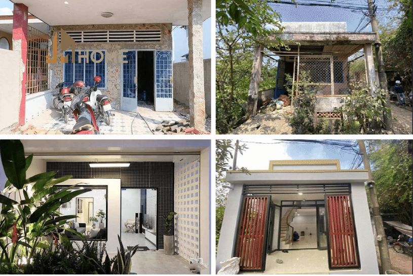 cải tạo nhà cấp 4 60m2