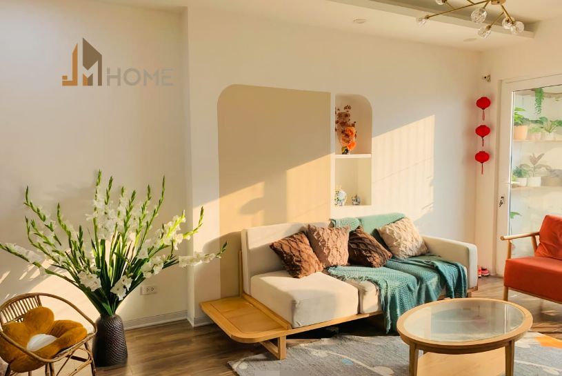 thiết kế nội thất phòng khách 20m2