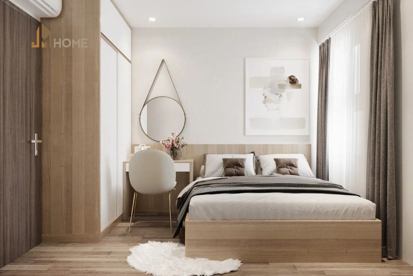 thiết kế nội thất cho phòng ngủ 9m2