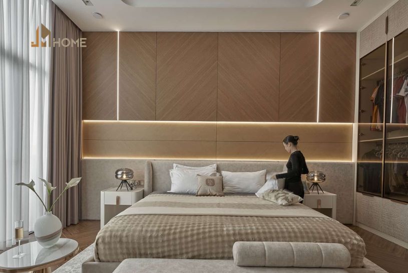 thiết kế nội thất cho phòng ngủ 9m2