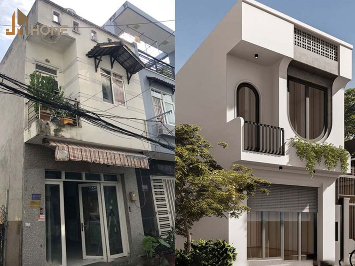 Cải tạo nhà phố thay đổi mặt tiền tại Quận 3 - JAMA HOME