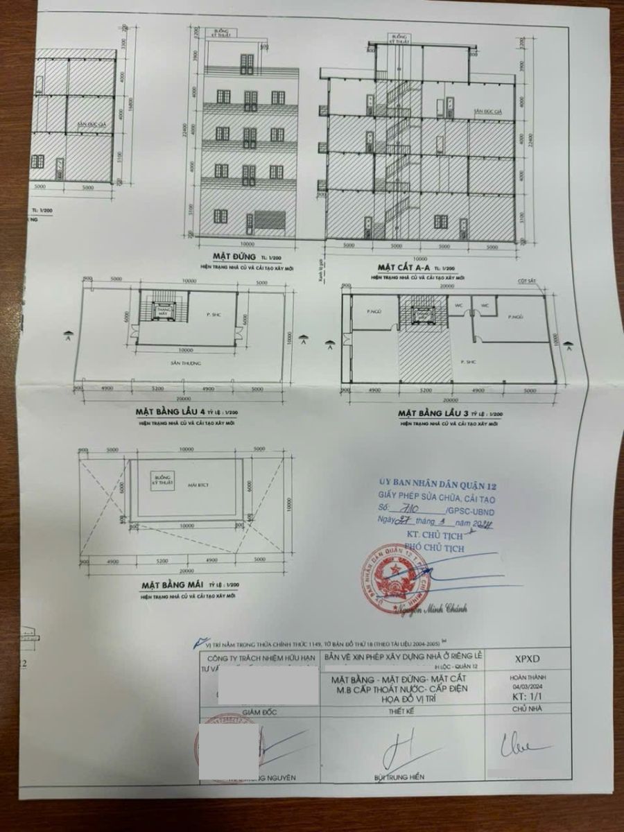 giấy phép bảng vẽ xây dựng