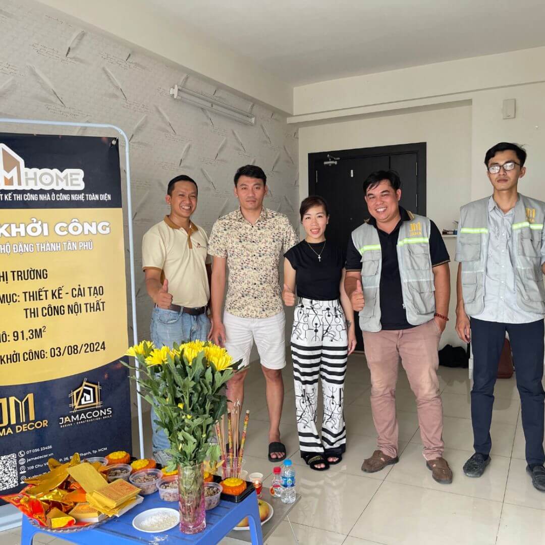 JAMA cúng khởi công căn hộ tại Tân Phú