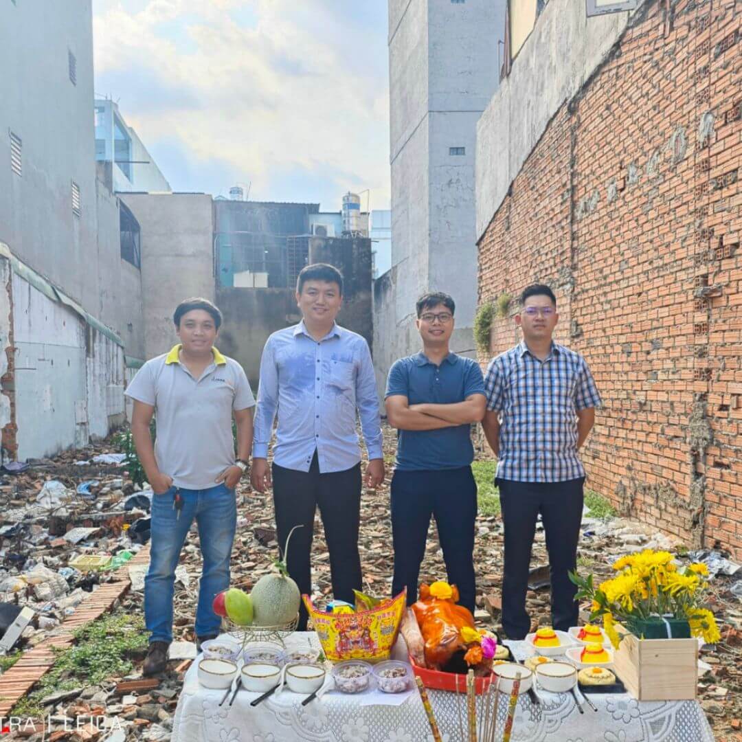 JAMA HOME cúng khởi công xây mới tại Q12