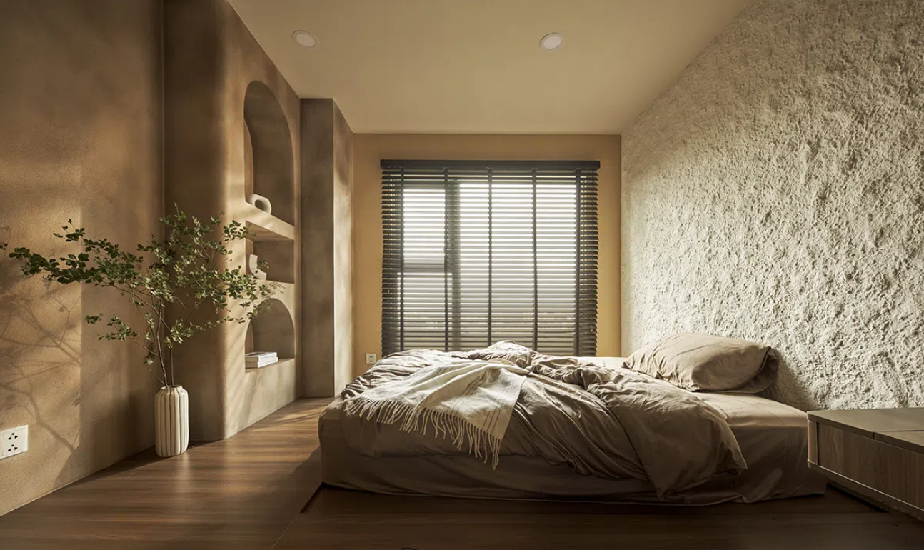 Phong cách Wabi Sabi nhẹ nhàng cho phòng ngủ