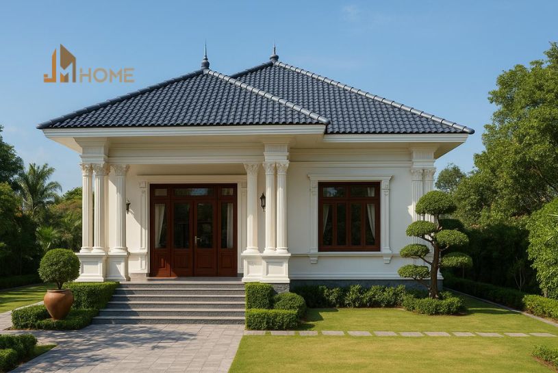 bản vẽ thiết kế nhà 1 tầng