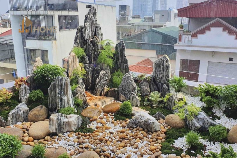 những điều cấm kỵ khi xây hòn non bộ