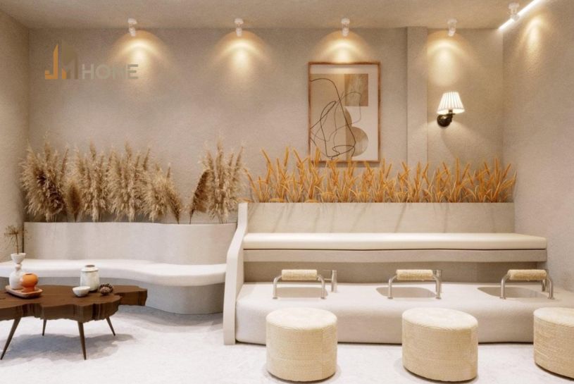 thiết kế tiệm nail nhỏ đẹp