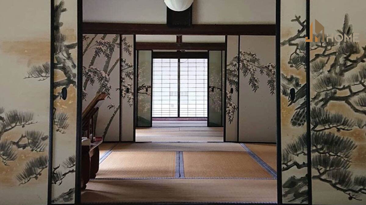 Ứng dụng của vách ngăn Fusuma trong nội thất hiện đại