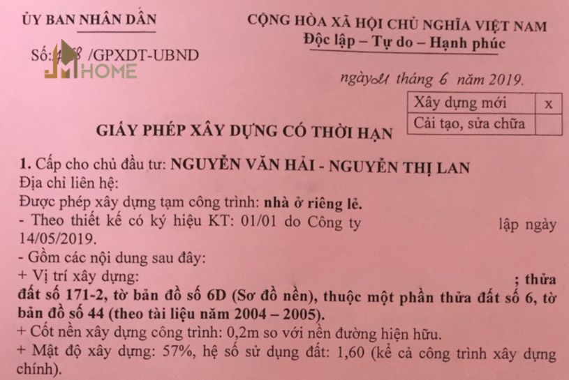 sửa chữa nhà không giấy phép phạt bao nhiêu