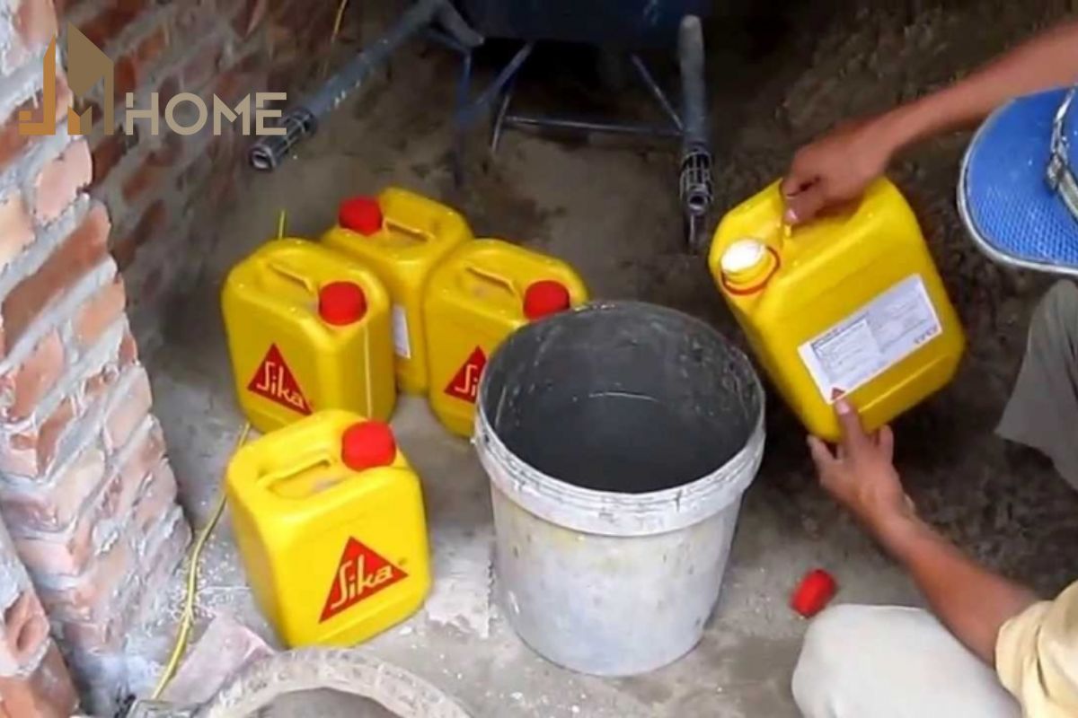 Sử dụng phụ gia Sika Latex để chống thấm dột