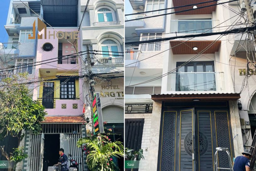 Cải tạo mặt tiền nhà phố