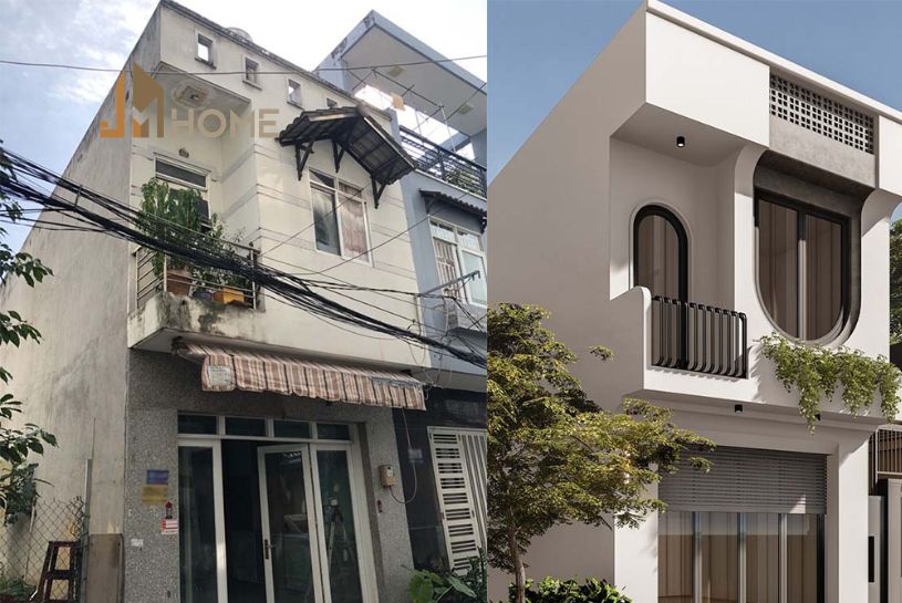 Cải tạo mặt tiền nhà phố