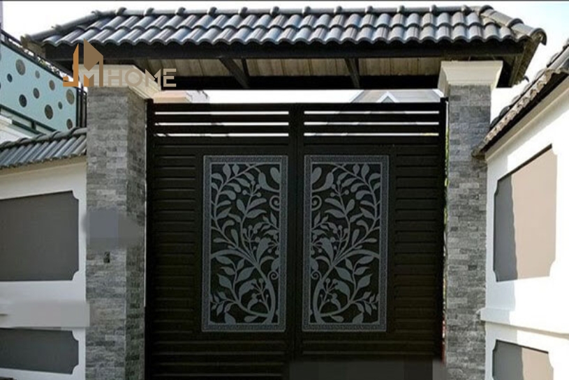 Mái cổng lợp tôn