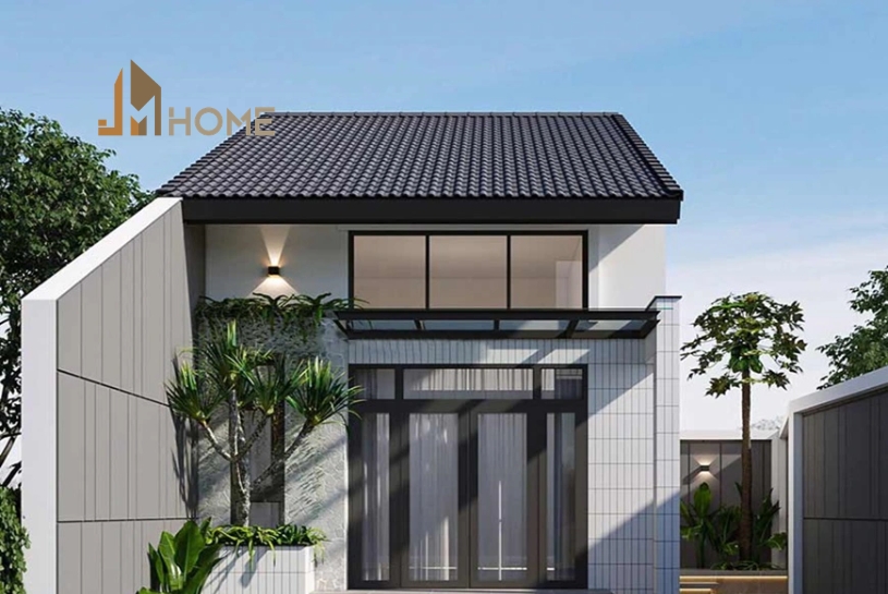 Mái cổng lợp tôn