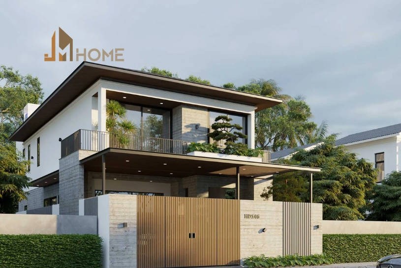 Mái cổng lợp tôn
