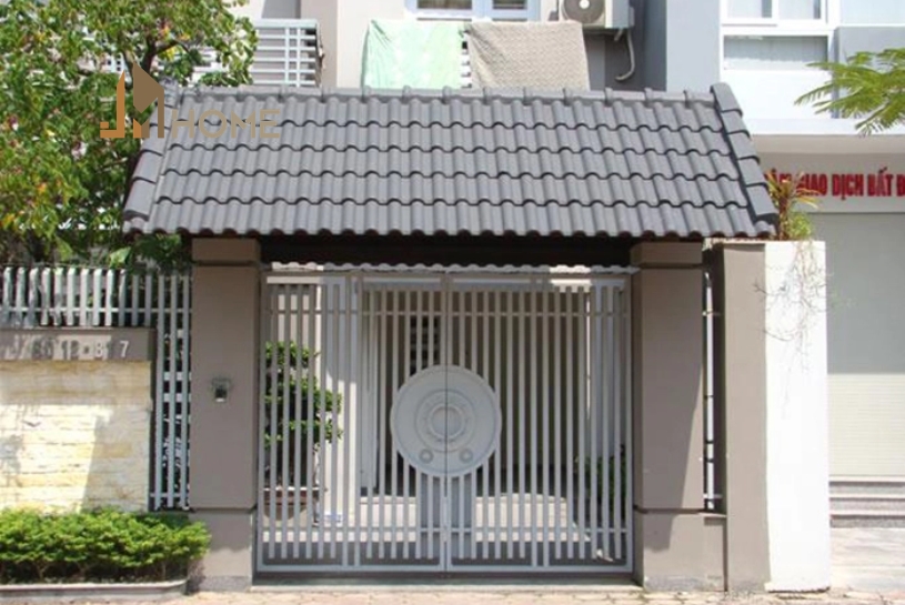 Mái cổng lợp tôn