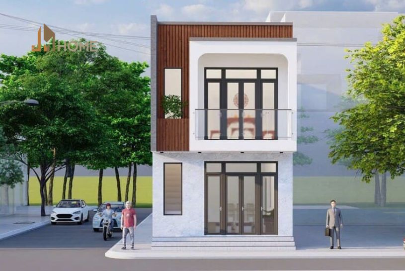mẫu nhà ngang 8m dài 20m