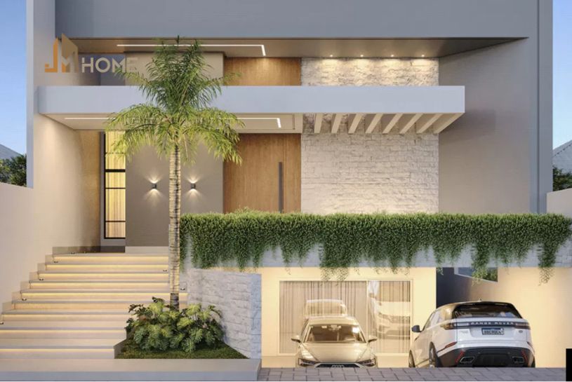 mẫu nhà ngang 8m dài 20m
