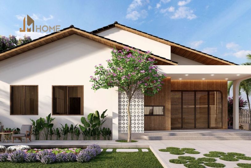 mẫu nhà ngang 8m dài 20m