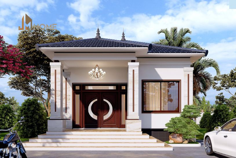 Mẫu nhà ngang 8m dài 20m