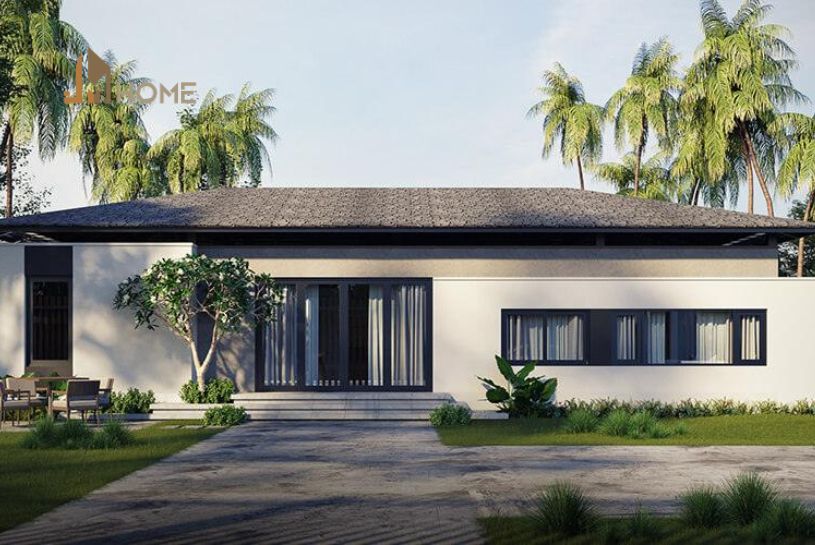 Mẫu nhà ngang 8m dài 20m