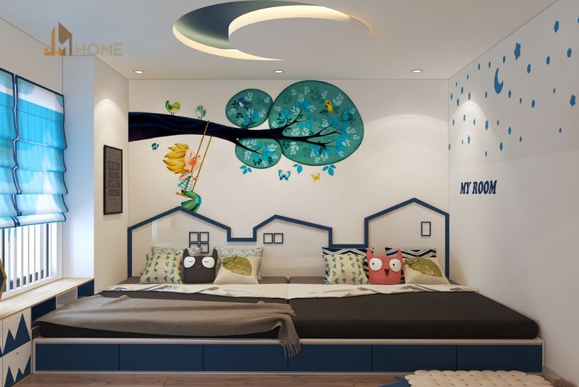 thiết kế nội thất phòng ngủ 12m2