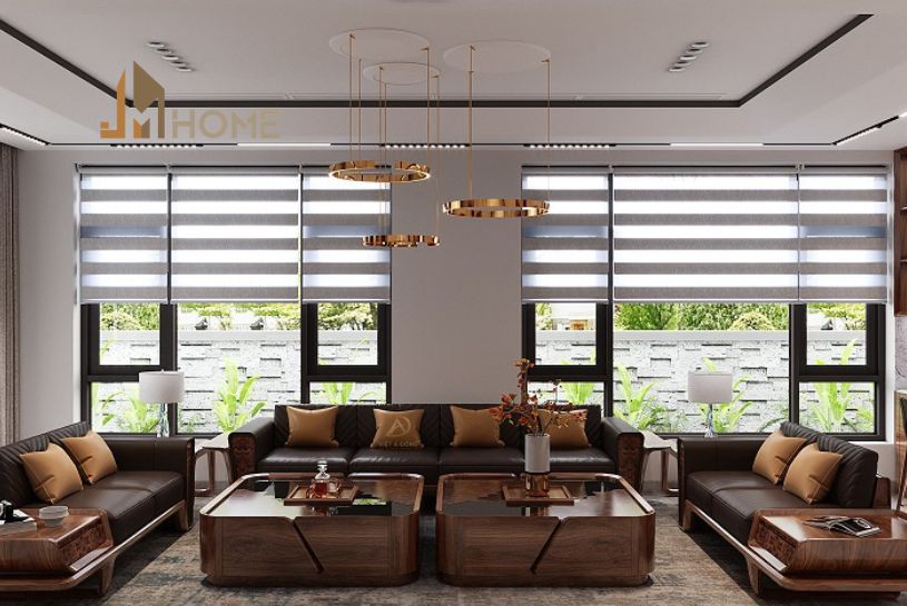 Mẫu sofa gỗ chữ L đẹp