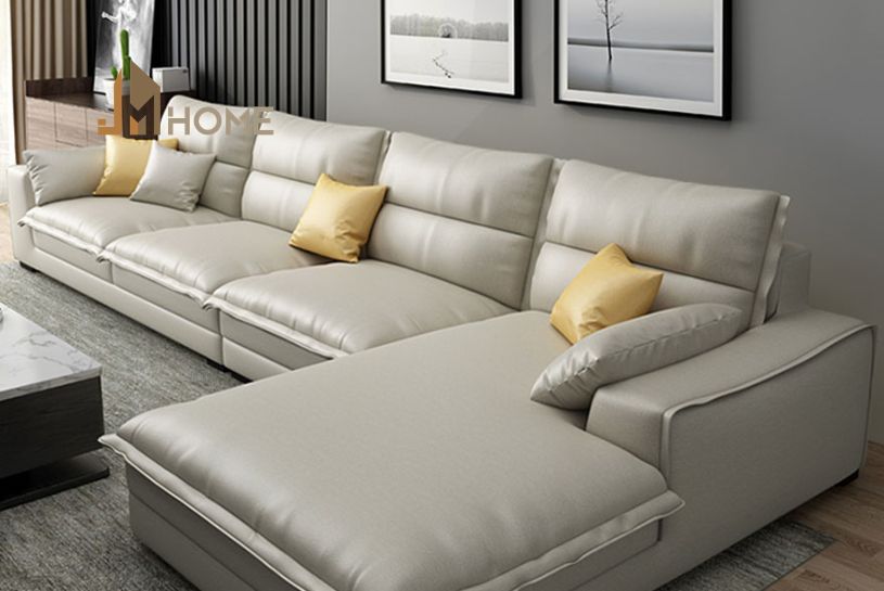 Mẫu sofa gỗ chữ L đẹp