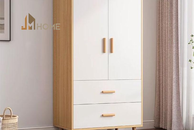 Mẫu tủ quần áo 2 buồng đẹp