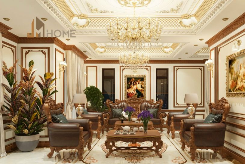Thiết kế nội thất biệt thự tân cổ điển