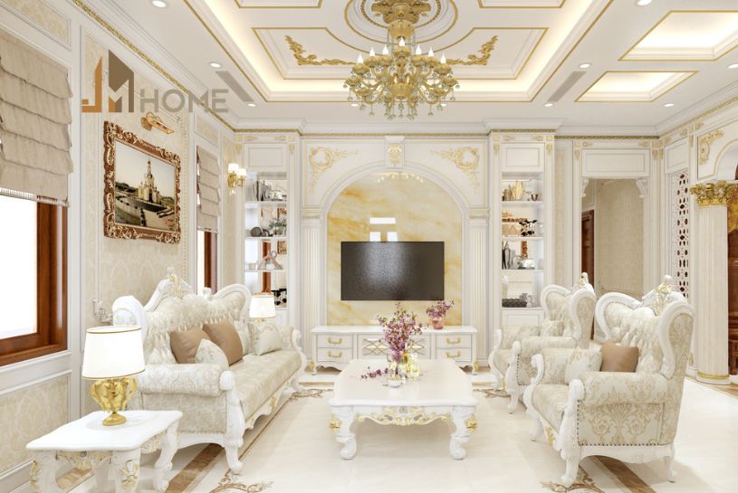 Thiết kế nội thất biệt thự tân cổ điển