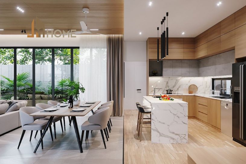 Tủ bếp hiện đại và tiện dụng