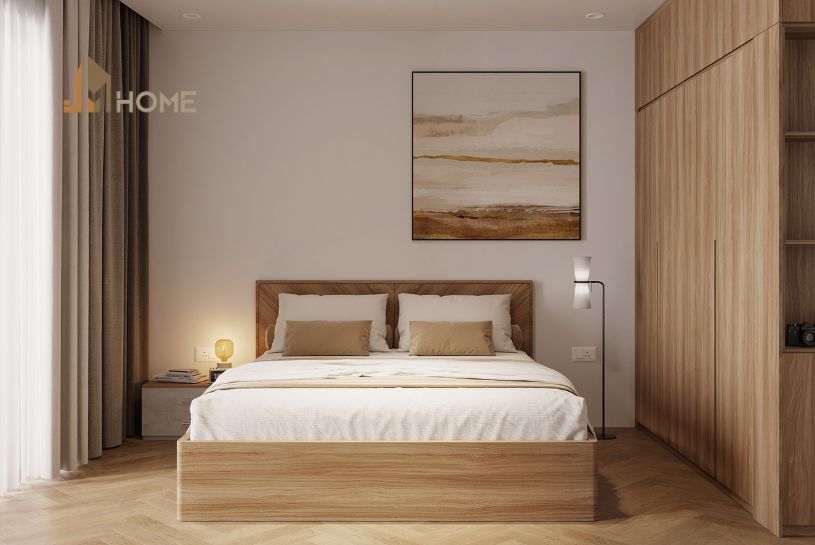 Thiết kế 2 phòng ngủ cho căn hộ 45m