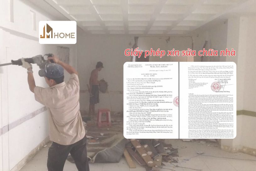 Thủ tục xin giấy phép sửa chữa nhà ở
