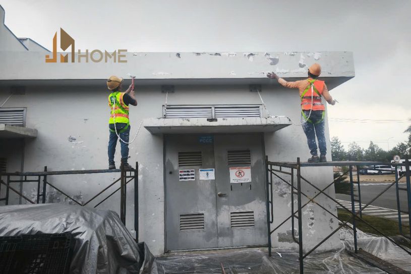 chống thấm chống nứt khi cải tạo nhà phố cũ