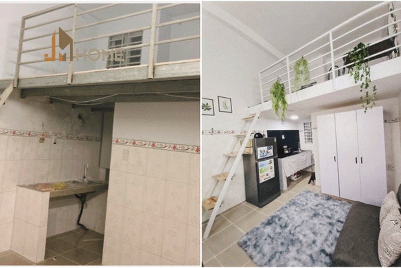 cải tạo phòng trọ có gác