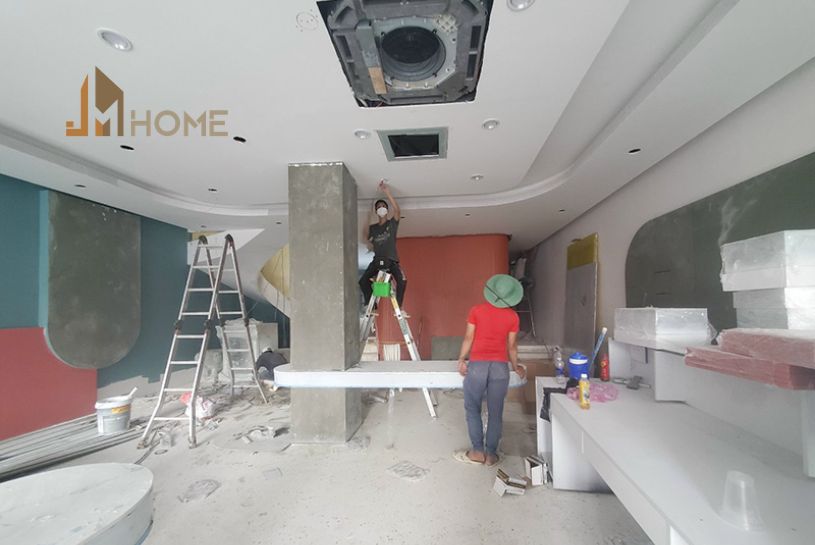cải tạo tường nhà cũ