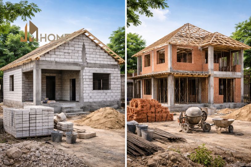 Chi phí xây nhà 100m2 là bao nhiêu
